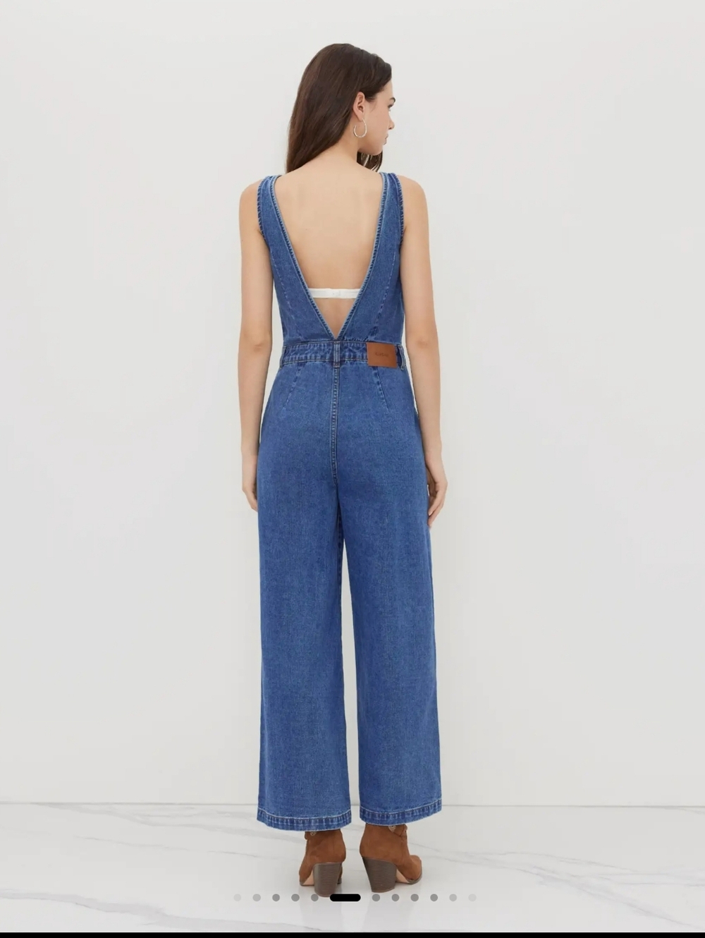 Denim Jumpsuit - Picture 2 of 8